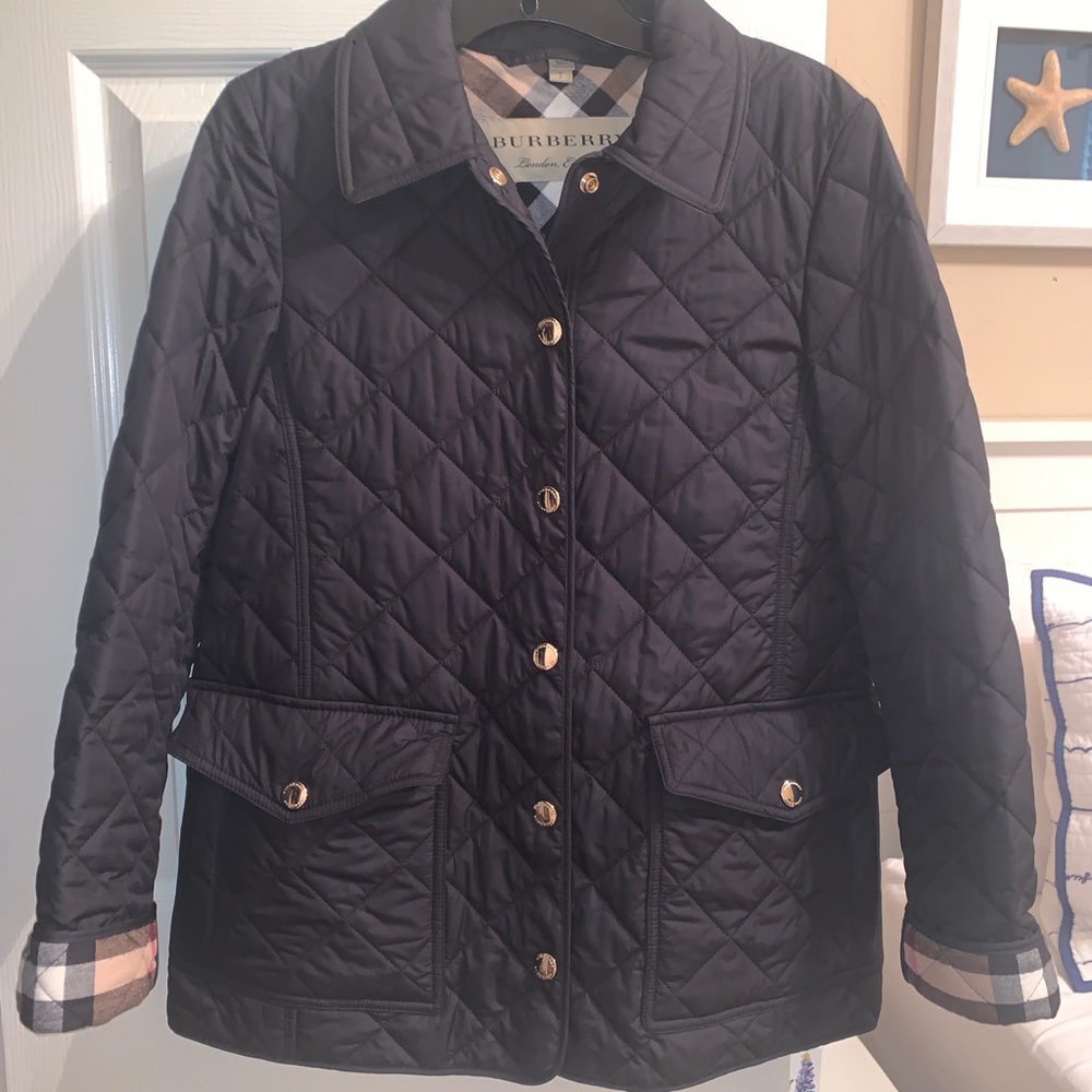 Burberry Quilted Jacket, black S/P